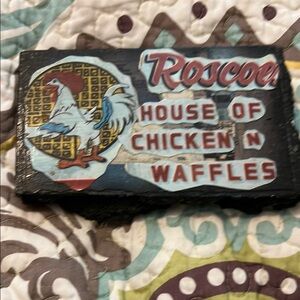 Custom Roscoe's Chicken 'N Waffles Sign from Venice beach artist 1 of 1 Art